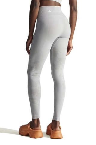 Legging de yoga taille haute Stella McCartney TrueStrength - Gris clair chiné