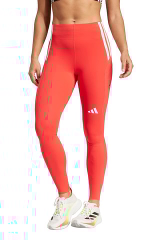 Legging de running taille haute Adizero - Rouge