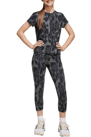 Legging - Gris foncé et noir