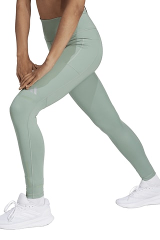 Legging de running Ultimate Refl 78 - Vert-gris
