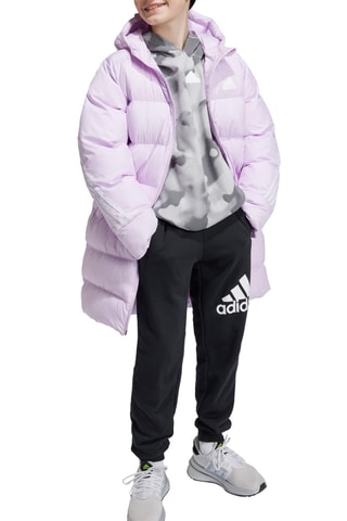 Doudoune longue à capuche Future Icons - Violet