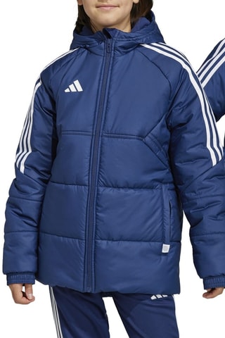 Doudoune de football à capuche Condivo - Bleu marine