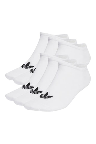 6 paires de socquettes Trefoil Liner - Blanc