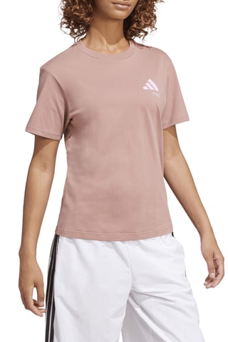 T-shirt regular Lounge Verbiage - Rose