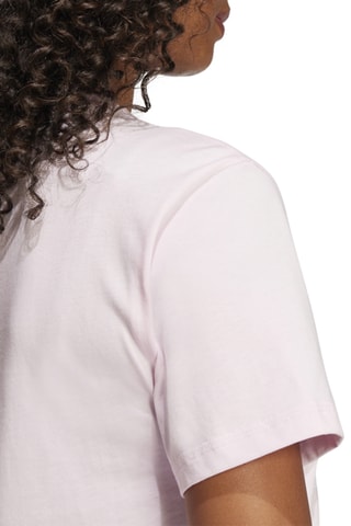 T-shirt Standard Essentials - Rose poudré et blanc