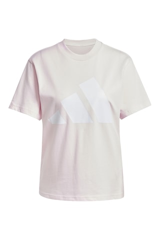 T-shirt Standard Essentials - Rose poudré et blanc