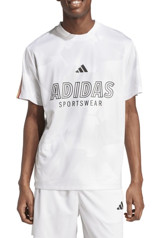 T-shirt regular de football House of Tiro - Blanc