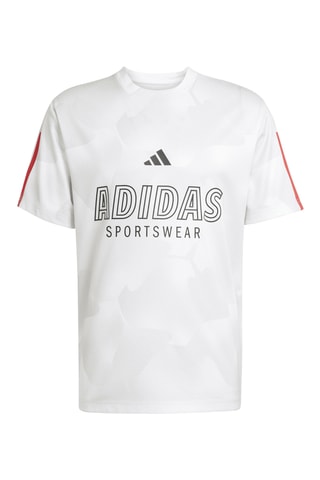 T-shirt regular de football House of Tiro - Blanc