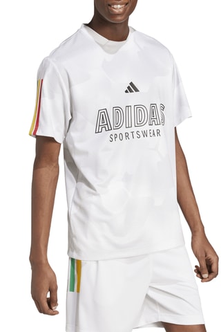 T-shirt regular de football House of Tiro - Blanc