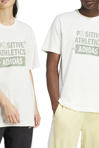 T-shirt regular Lounge Verbiage - Blanc