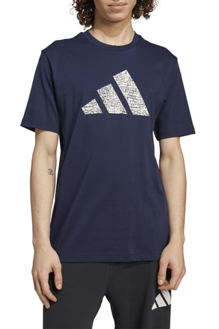 T-shirt regular Codes Animal - Bleu marine