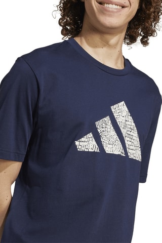 T-shirt regular Codes Animal - Bleu marine