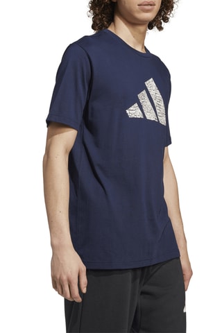 T-shirt regular Codes Animal - Bleu marine