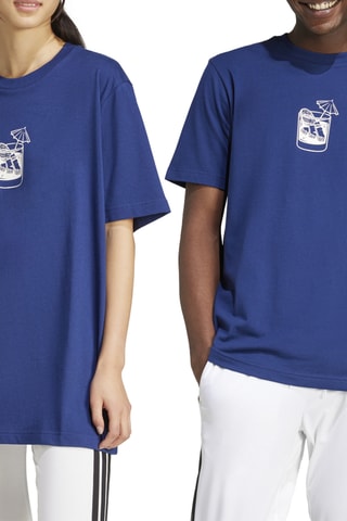 T-shirt regular Lounge Drink - Bleu marine