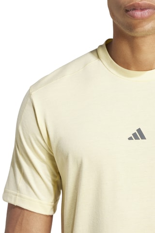 T-shirt regular de yoga - Jaune