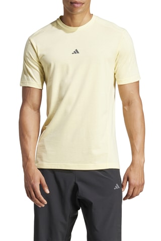 T-shirt regular de yoga - Jaune