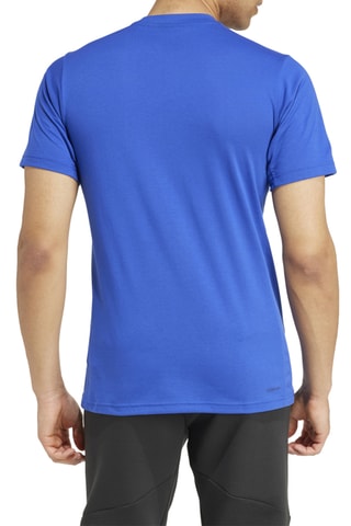 T-shirt regular d’entrainement Essentials Camo - Bleu