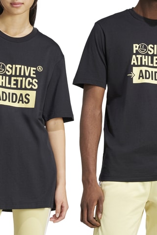 T-shirt regular Lounge Verbiage - Noir