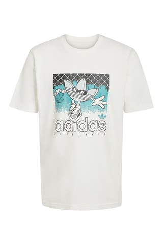 T-shirt regular Treffy Gfx - Ecru