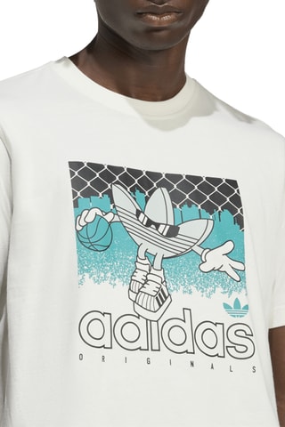 T-shirt regular Treffy Gfx - Ecru