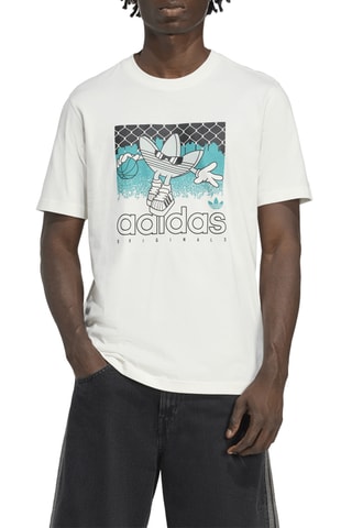 T-shirt regular Treffy Gfx - Ecru