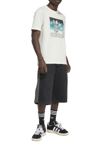 T-shirt regular Treffy Gfx - Ecru