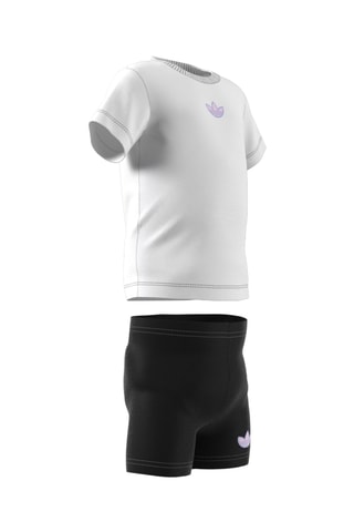 T-shirt et cycliste - Blanc