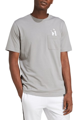 T-shirt regular - Gris clair