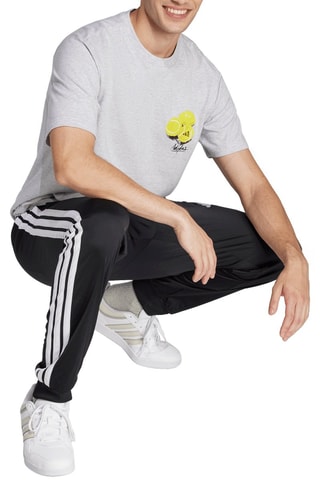 T-shirt regular Lounge Still Life Lemons - Gris clair chiné