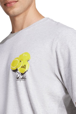 T-shirt regular Lounge Still Life Lemons - Gris clair chiné