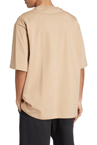 T-shirt loose Codes Doodle Scooter  - Beige