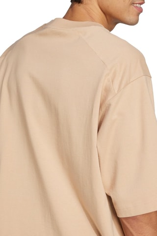 T-shirt loose Codes Doodle Scooter  - Beige