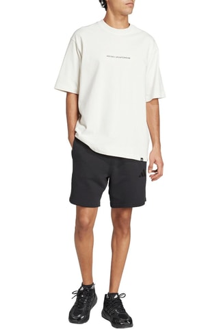 T-shirt loose Codes Doodle Camp - Blanc