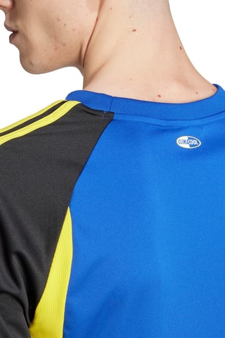 T-shirt regular - Bleu roi et jaune