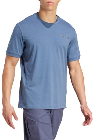 T-shirt en coton biologique Terrex Xploric - Indigo