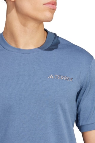 T-shirt en coton biologique Terrex Xploric - Indigo