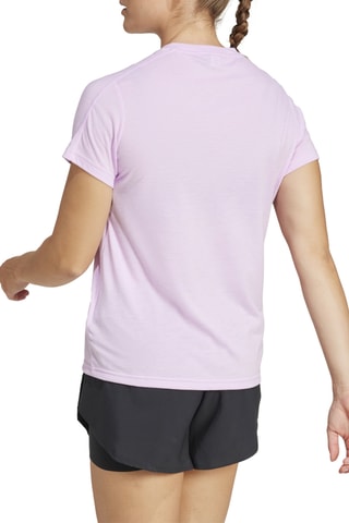 T-shirt regular Essentials - Mauve et blanc