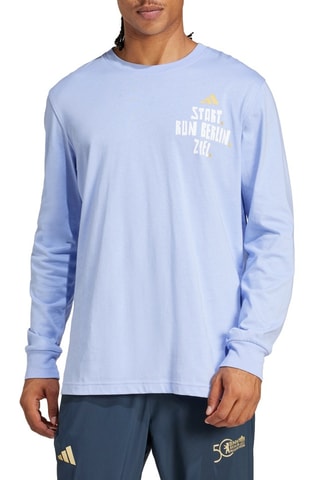 T-shirt BMW Berlin Marathon - Bleu clair