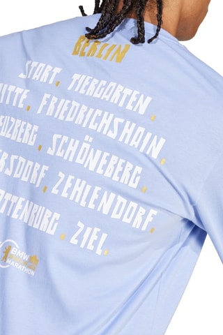 T-shirt BMW Berlin Marathon - Bleu clair