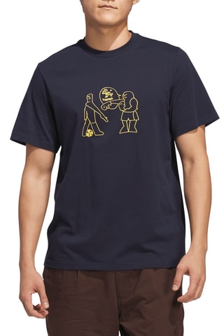 T-shirt regular Shmoofoil Fighter - Bleu marine