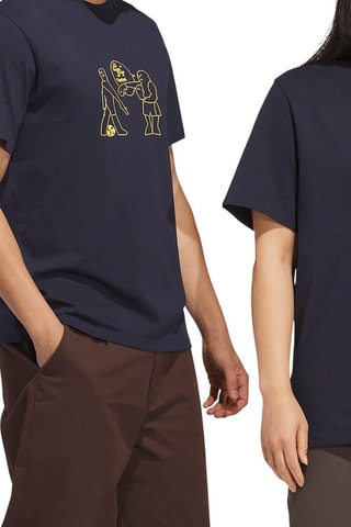 T-shirt regular Shmoofoil Fighter - Bleu marine