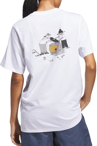 T-shirt - Blanc et gris foncé