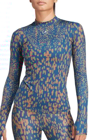 T-shirt TruePurpose - Bleu cobalt et beige