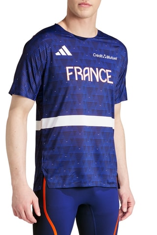T-shirt d’entraînement Equipe de France d’athlétisme - Bleu roi
