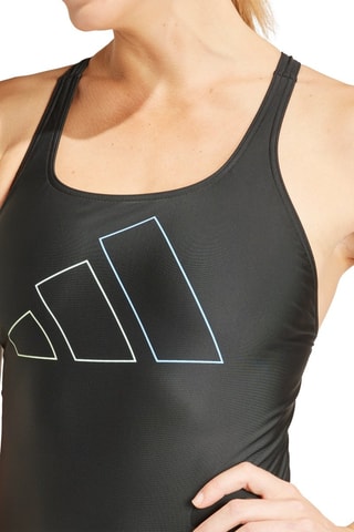 Maillot 1 pièce Big Bars - Noir