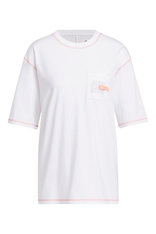 T-shirt Sport statement - Blanc