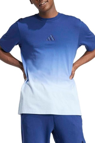 T-shirt standard dip and dye M A SZN - Bleu cobalt