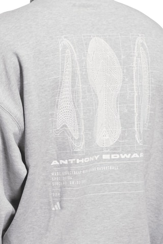 Sweat à capuche Anthony Edwards Seasonal - Gris chiné