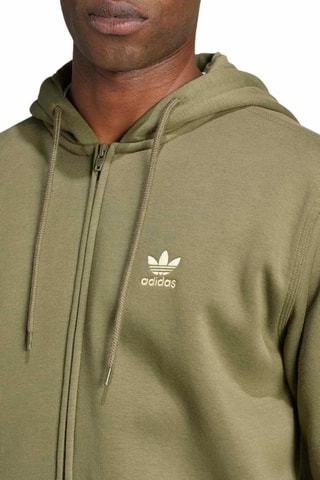 Sweat à capuche Essentials - Vert olive