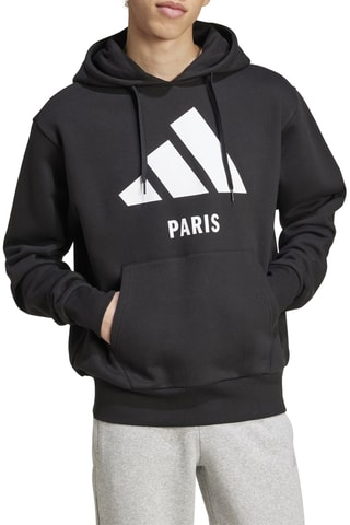 Sweat à capuche Paris - Noir